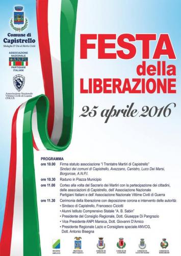 Anniversario Della Liberazione - Capistrello