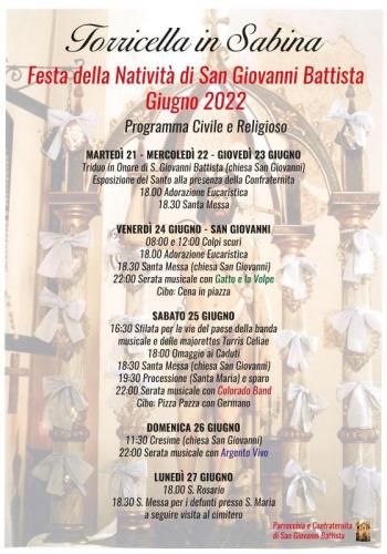 Festa Di San Giovanni Battista A Torricella In Sabina - Torricella In Sabina