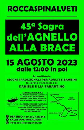 Sagra Dell'agnello Alla Brace A Roccaspinalveti - Roccaspinalveti