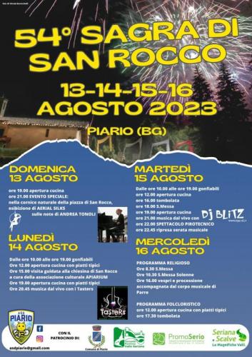 Sagra Di San Rocco A San Rocco Di Piario - Piario