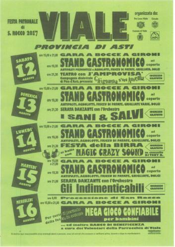 Festa Patronale Di San Rocco - Viale