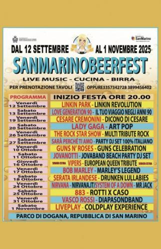 San Marino Beer Fest - Città Di San Marino