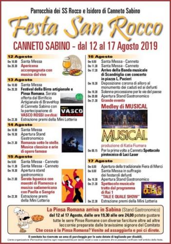 Festa Di San Rocco - Fara In Sabina