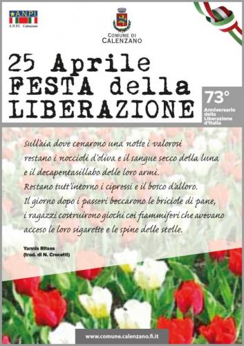 Anniversario Della Liberazione Di Calenzano - Calenzano