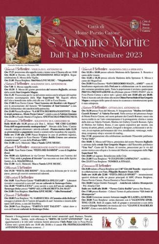 Festeggiamenti Sant'antonino Martire - Monte Porzio Catone