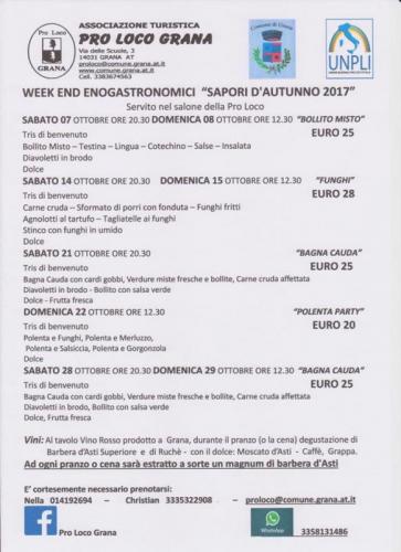 Sapori D'autunno - Grana