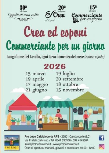 Mercatino Crea Ed Esponi A Calolziocorte - Calolziocorte