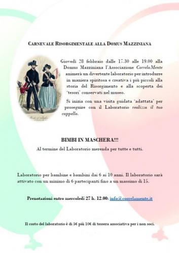 Carnevale Risorgimentale Alla Domus Mazziniana A Pisa - Pisa