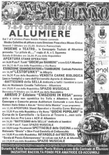 Festa D'autunno - Allumiere