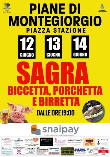 Sagra Biccetta Porchetta E Birretta A Piane Di Montegiorgio - Montegiorgio