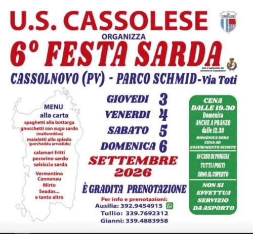Festa Sarda A Cassolnovo - Cassolnovo