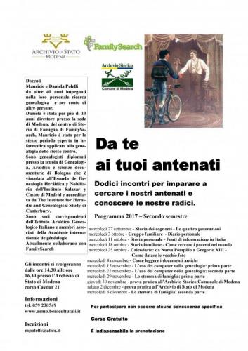 Da Te Ai Tuoi Antenati - Modena