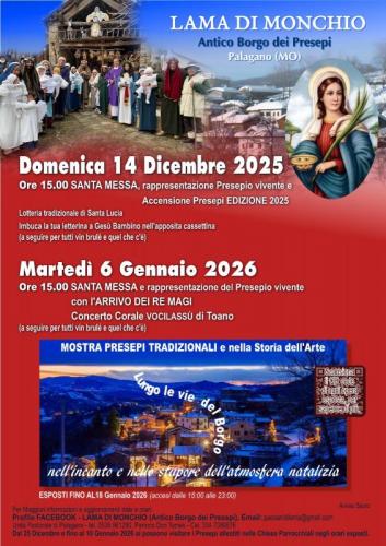 Presepi Nel Borgo Di Lama Di Monchio - Palagano