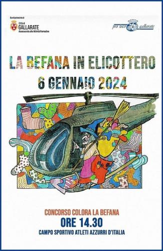 La Befana In Elicottero - Gallarate