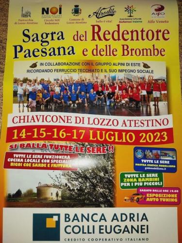 Sagra Paesana Del Redentore E Delle Brombe A Chiavicone  Di Lozzo Atestino - Lozzo Atestino