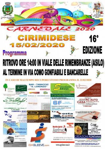 Carnevale Cirimidese - Cirimido