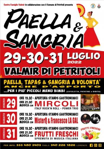 Paella E Sangria A Valmir Di Petritoli - Petritoli