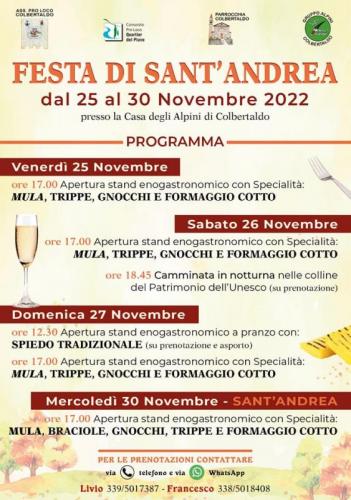 Festa Di Sant'andrea A Colbertado - Vidor