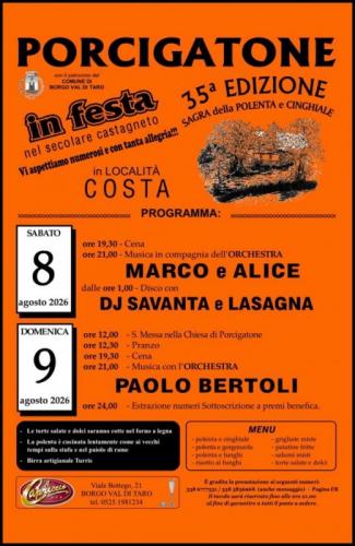 Porcigatone In Festa - Borgo Val Di Taro