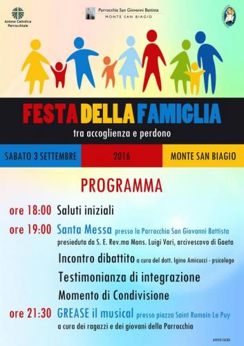 Festa Della Famiglia - Monte San Biagio