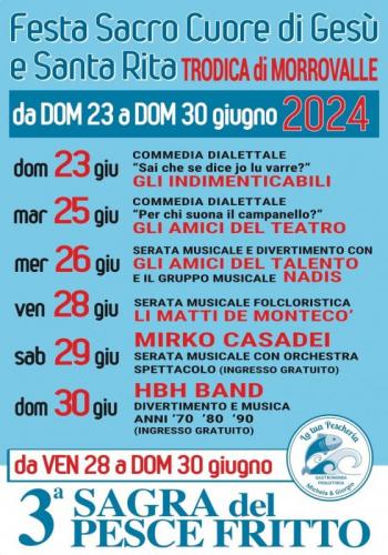Festa Sacro Cuore Di Gesu E Santa Rita A Trodica Di Morrovalle - Morrovalle