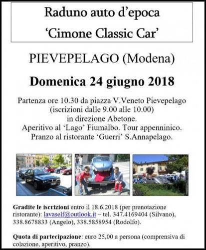 Raduno Auto D'epoca A Pievepelago - Pievepelago