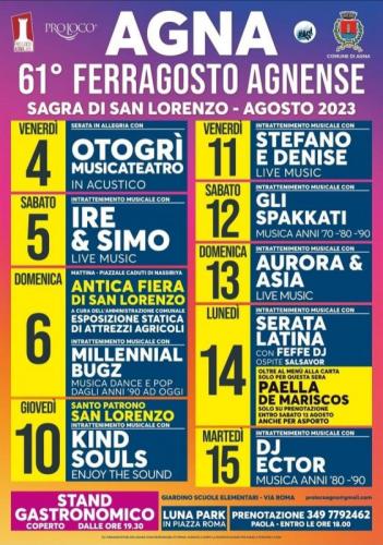 Sagra Di San Lorenzo Di Agna - Agna