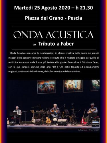 Tributo A Fabrizio De Andrè - Pescia