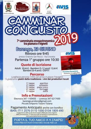Camminarcongusto - Barengo
