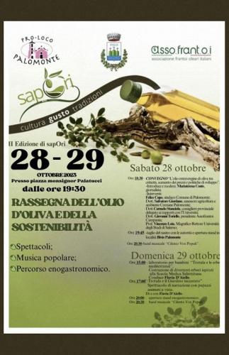 Sapori Rassegna Dell' Olio Di Oliva A Palomonte - Palomonte