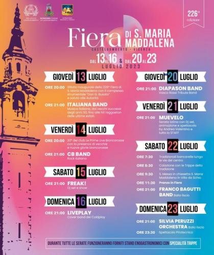 Antica Fiera Santa Maria Maddalena Castelgomberto - Castelgomberto