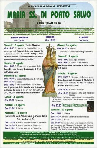 Festeggiamenti In Onore Di Maria Ss. Di Portosalvo - Villa San Giovanni