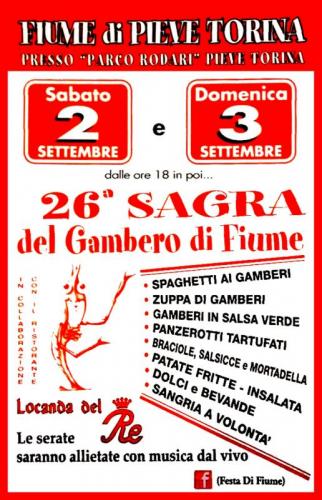 Sagra Del Gambero Di Fiume - Pieve Torina