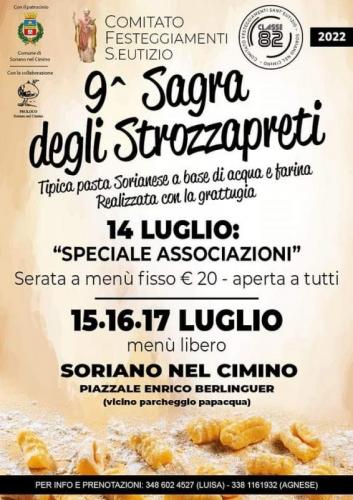Sagra Degli Strozzapreti - Soriano Nel Cimino