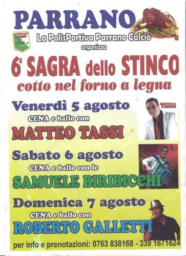 Sagra Dello Stinco - Parrano