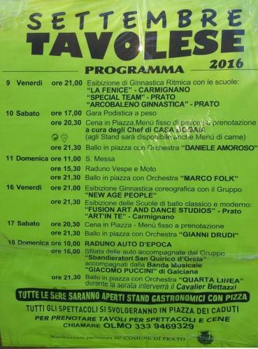 Settembre Tavolese - Prato