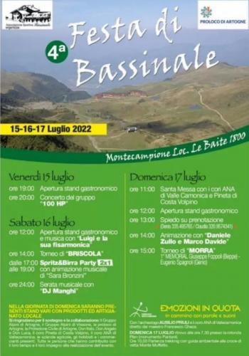 Festa Di Bassinale  - Artogne