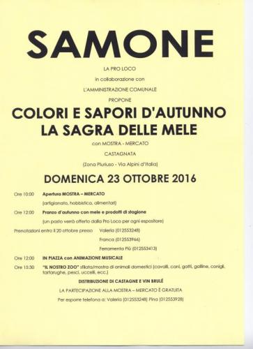 Colori E Sapori D'autunno - Samone