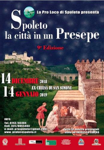  Spoleto, La Città In Un Presepe - Spoleto