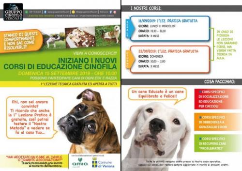 Corso Di Educazione Cinofila - Verona