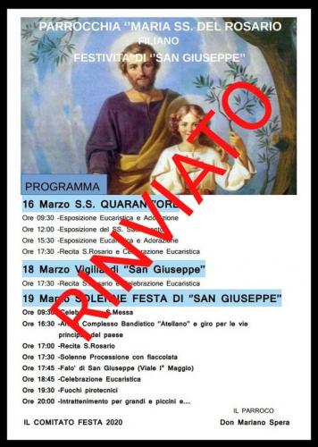 Festa In Onore Di San Giuseppe - Filiano