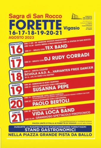 Sagra San Rocco - Forette - Vigasio