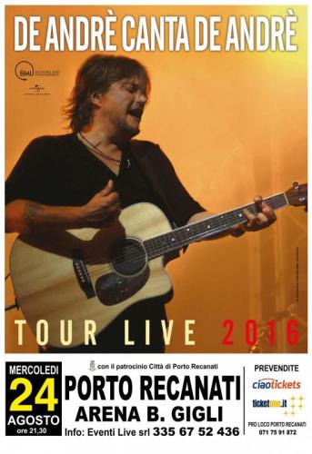 Cristiano De Andre' In Concerto - Porto Recanati