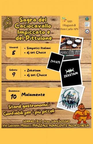 Sagra Del Caciocavallo Impiccato E Del Pittulone - Serino