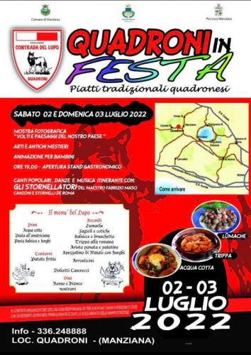 Festa A Quadroni - Manziana