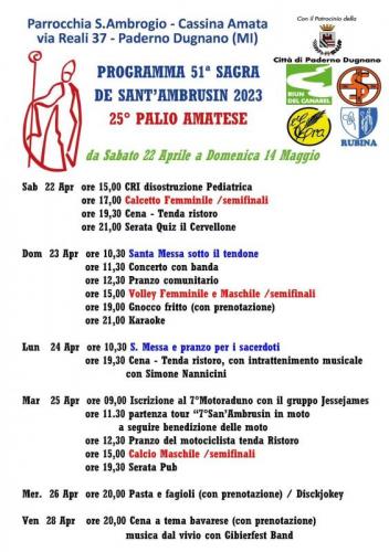 Sagra De Sant'ambrusin - Paderno Dugnano