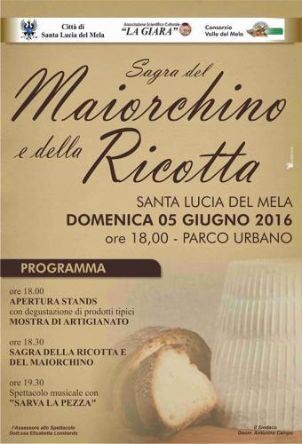 Sagra Del Maiorchino E Della Ricotta - Santa Lucia Del Mela