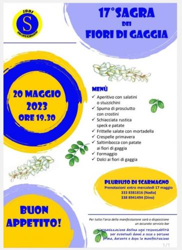 Sagra Dei Fiori Di Gaggia - Scarmagno