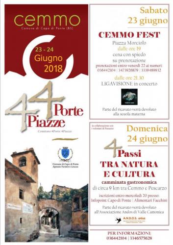 Cemmo 4 Porte 4 Piazze - Capo Di Ponte