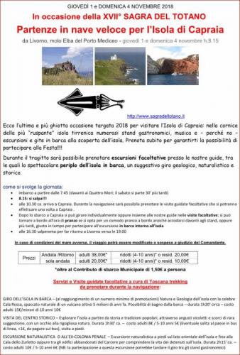 L'isola Di Capraia In Nave Veloce - Livorno